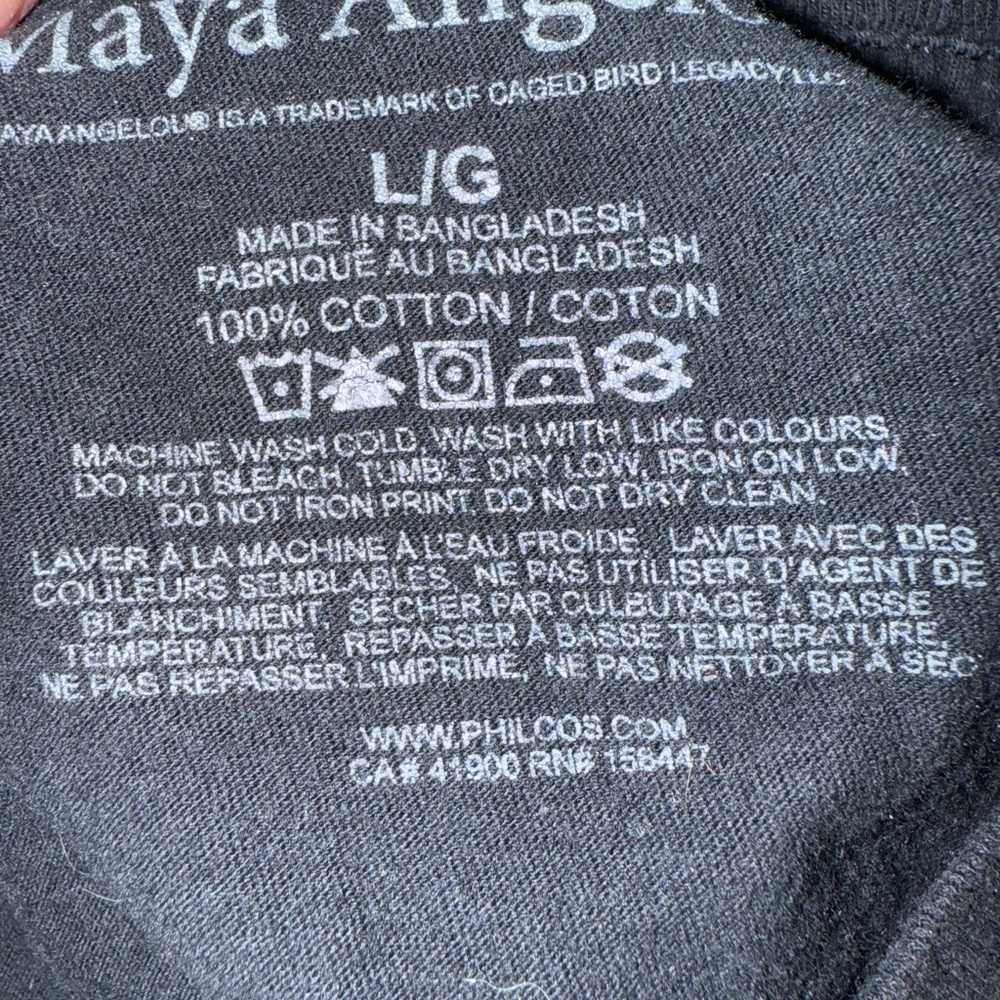 Fashion Nova Maya Angelou Washed Tee - Black Wash - Picture 9 of 13